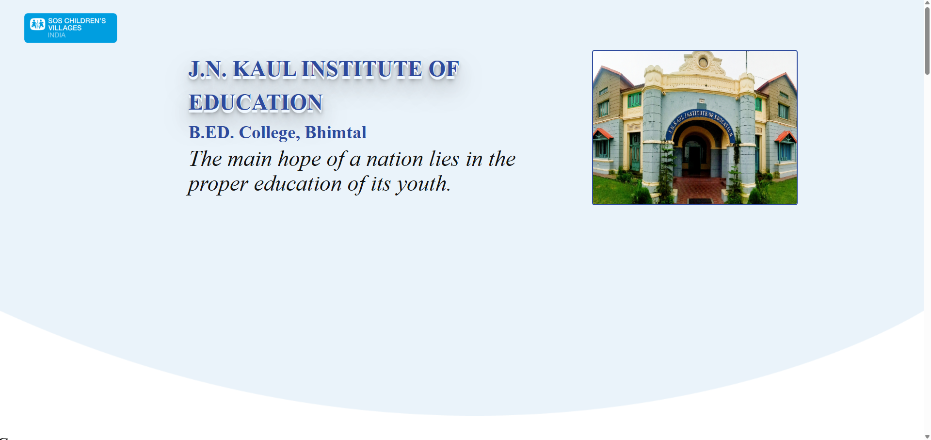 J.N. KAUL INSTITUTE OF EDUCATION